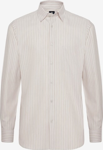 Boggi Milano - Camisa em bege: frente