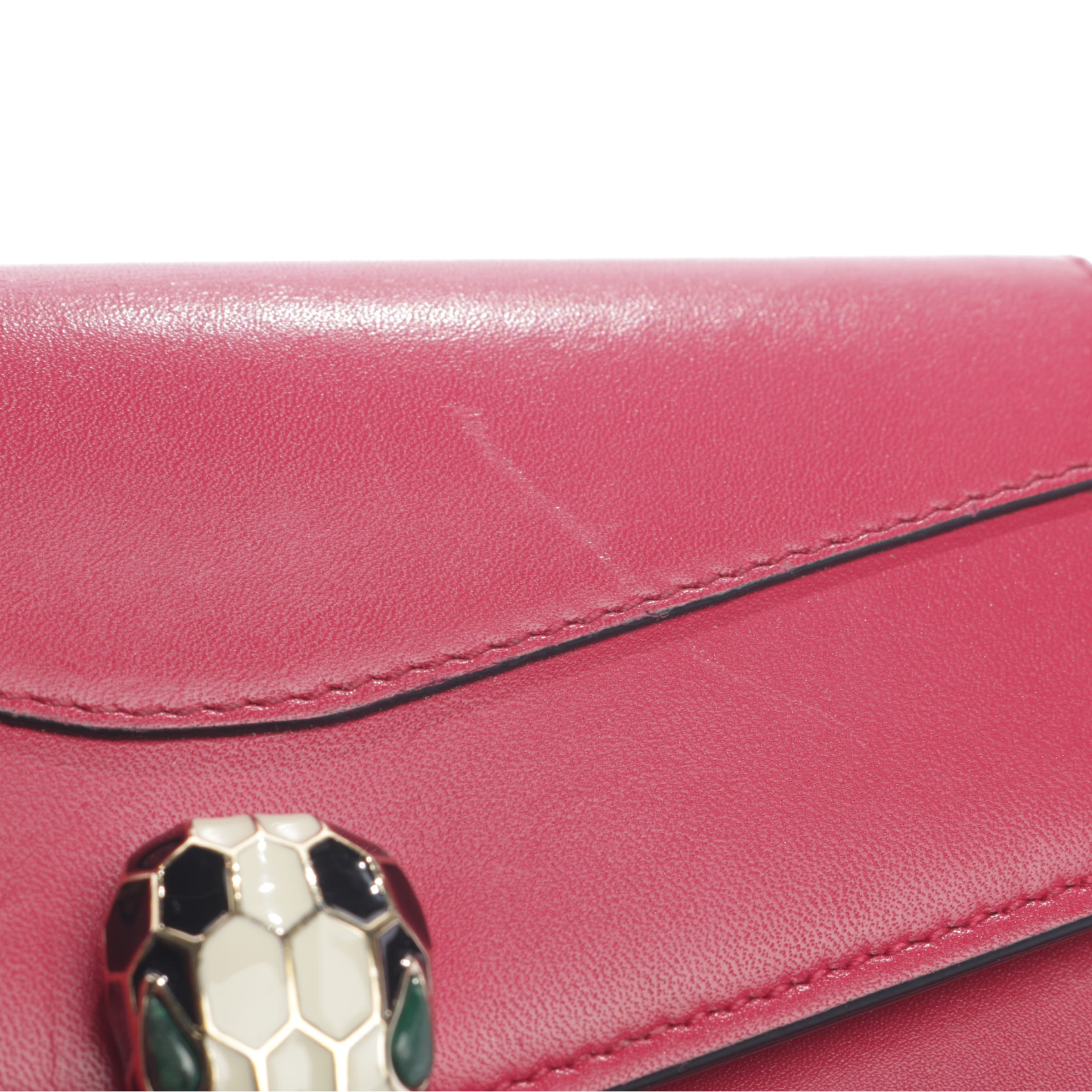Bulgari Small Leather Goods in One size in Red