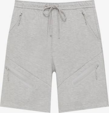 Pantalon cargo Pull&Bear en gris : devant