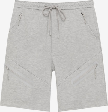 Pantalon cargo Pull&Bear en gris : devant