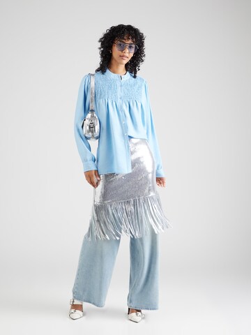 Sublevel Bluse in Blau