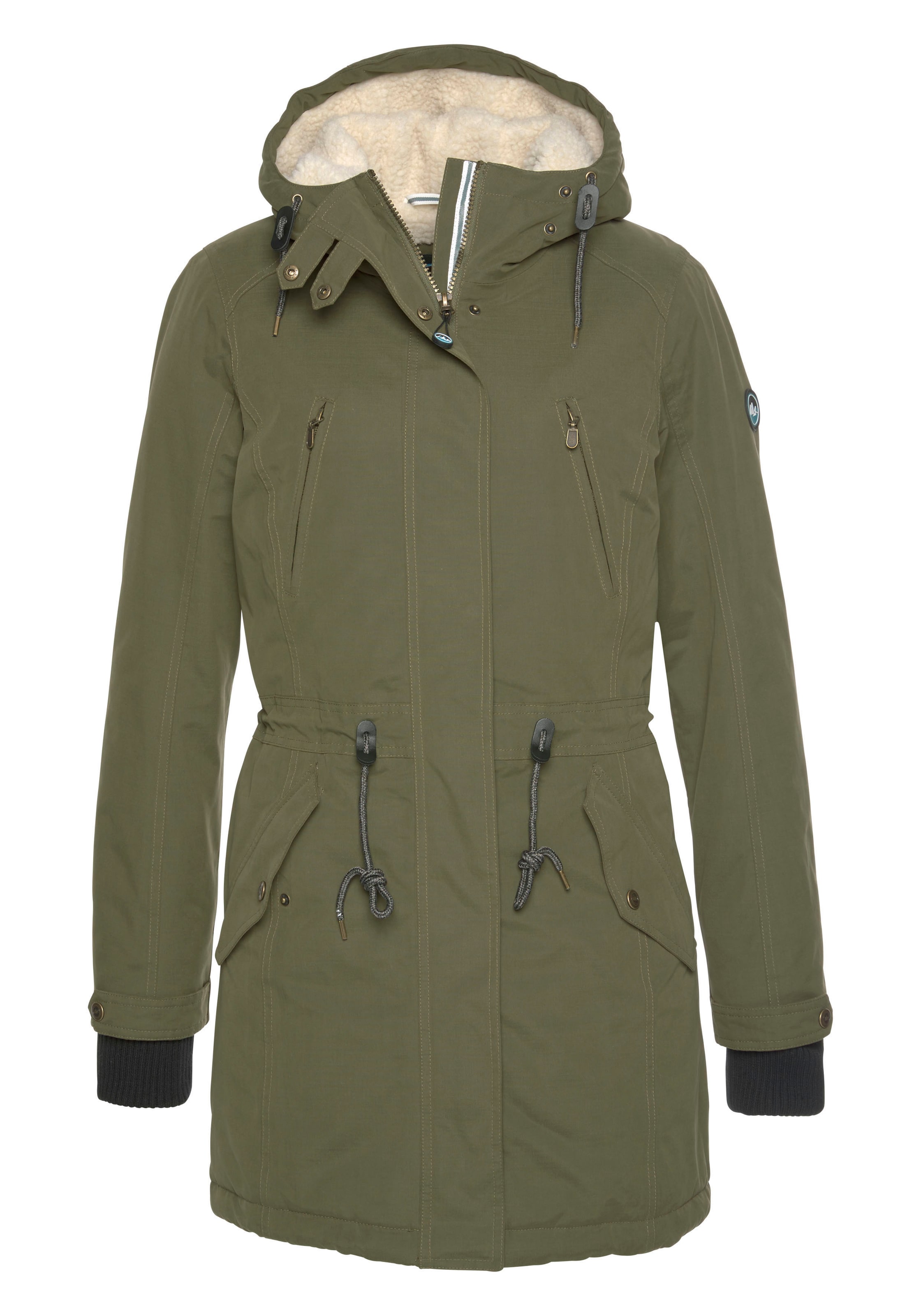 POLARINO Funktionsjacke in Grün: Vorderseite