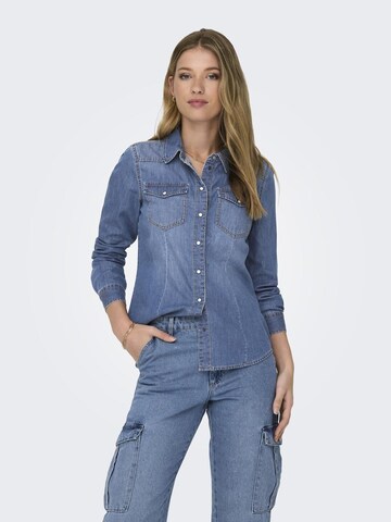 ONLY Blouse 'ONLAlexa' in Blue: front