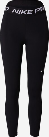 Skinny Pantalon de sport 'NP 365' NIKE en noir : devant