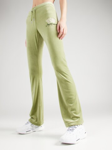 Juicy Couture Bootcut Hose 'LISA 'ALL HAIL JUICY' in Grün: predná strana