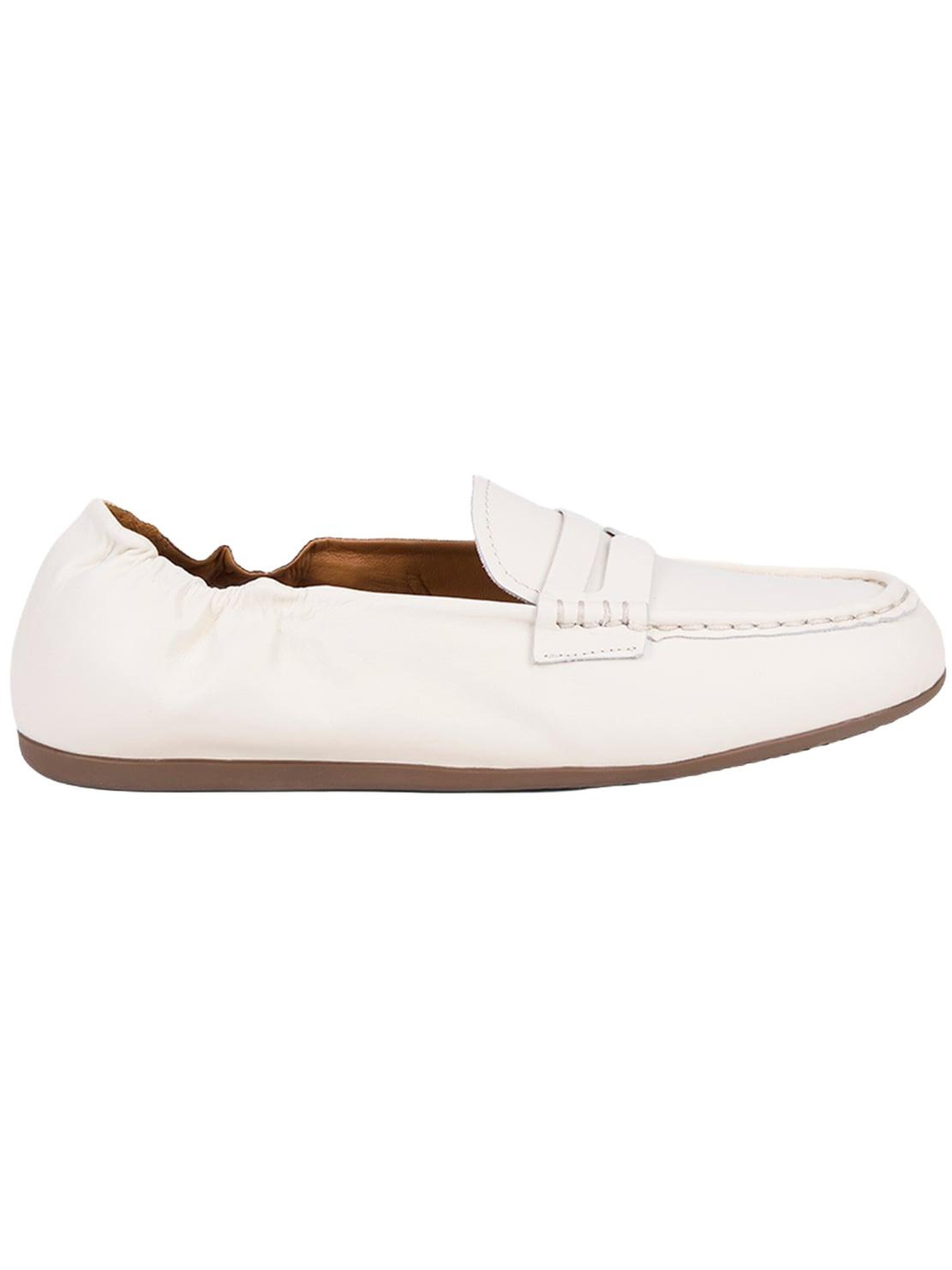 Desa Moccasins in White: front