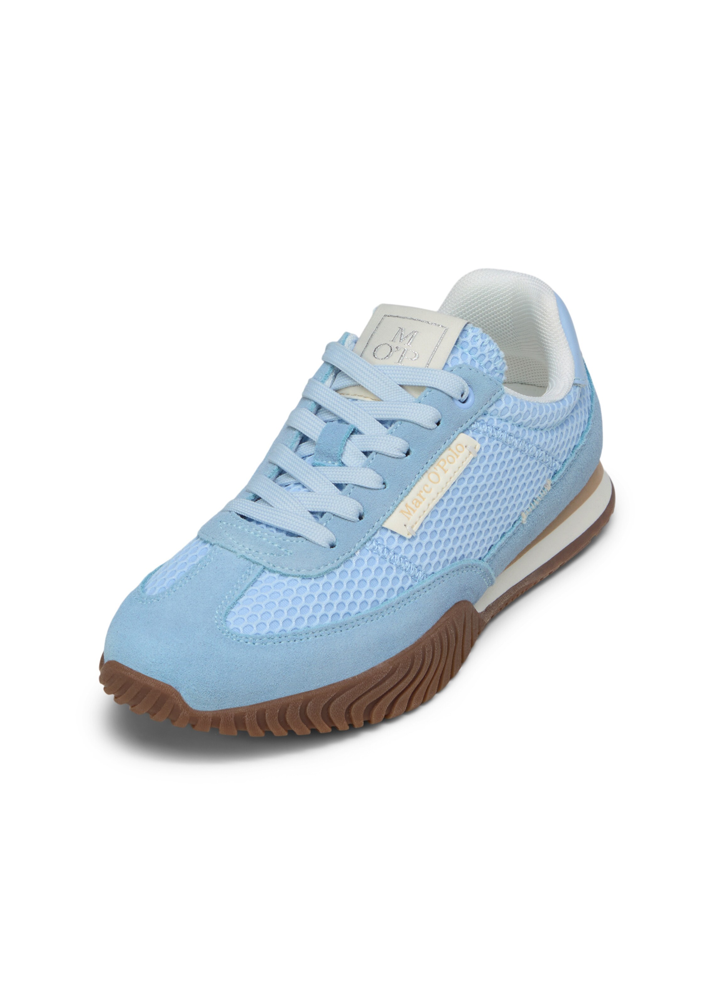 Baskets basses Marc O'Polo en bleu : devant