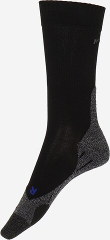 FALKE Athletic Socks in Black: front