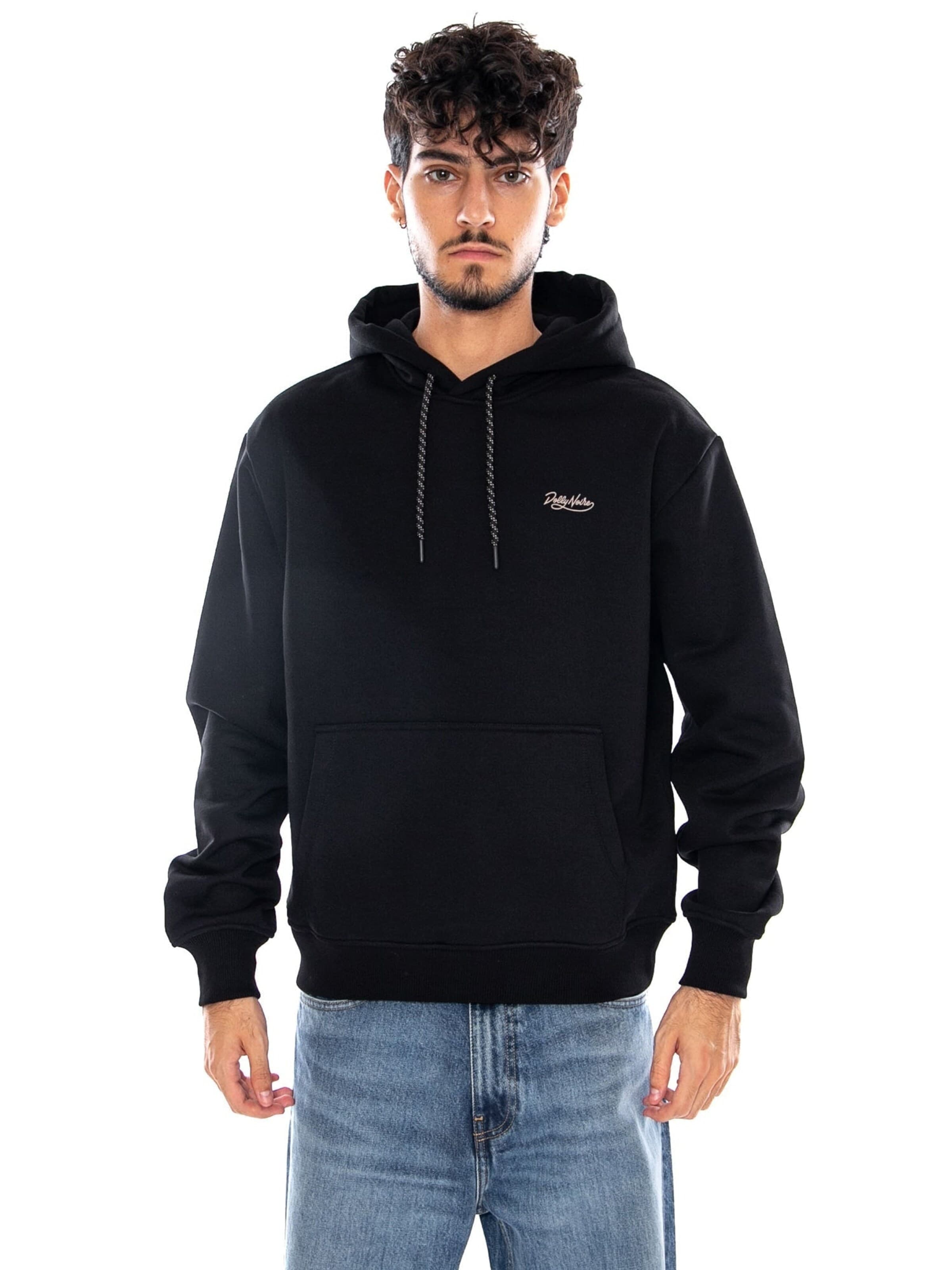 Sweat-shirt 'ASSO DI SPADE' DOLLY NOIRE en noir