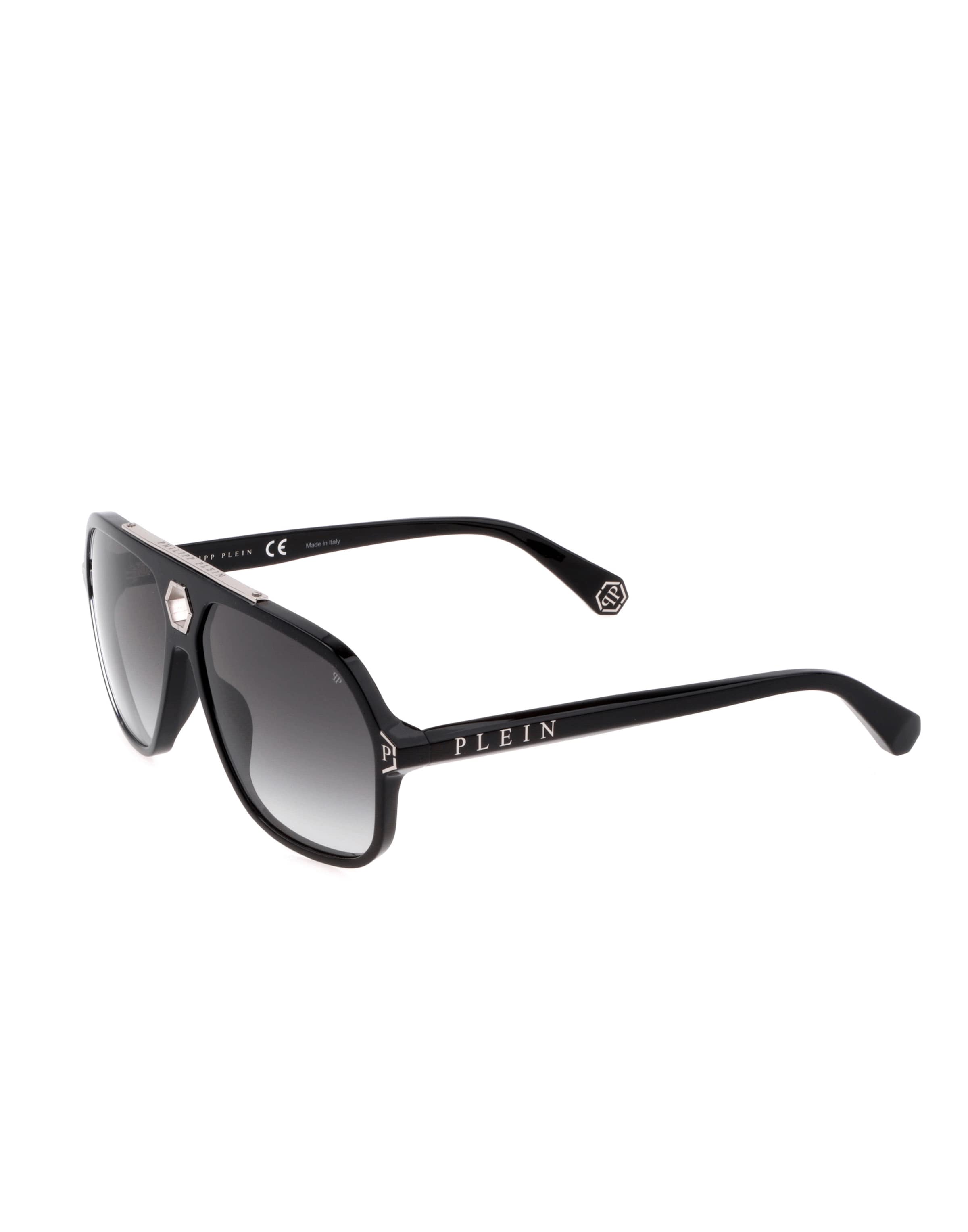 Philipp Plein Sunglasses 'Hexagon' in Black: front