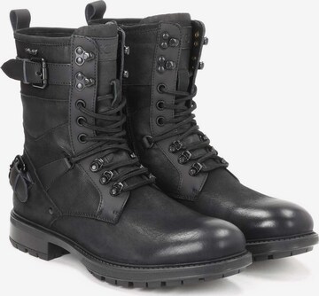 Kazar Lace-Up Boots in Black