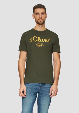 s.Oliver Shirt in Grün: Vorderseite
