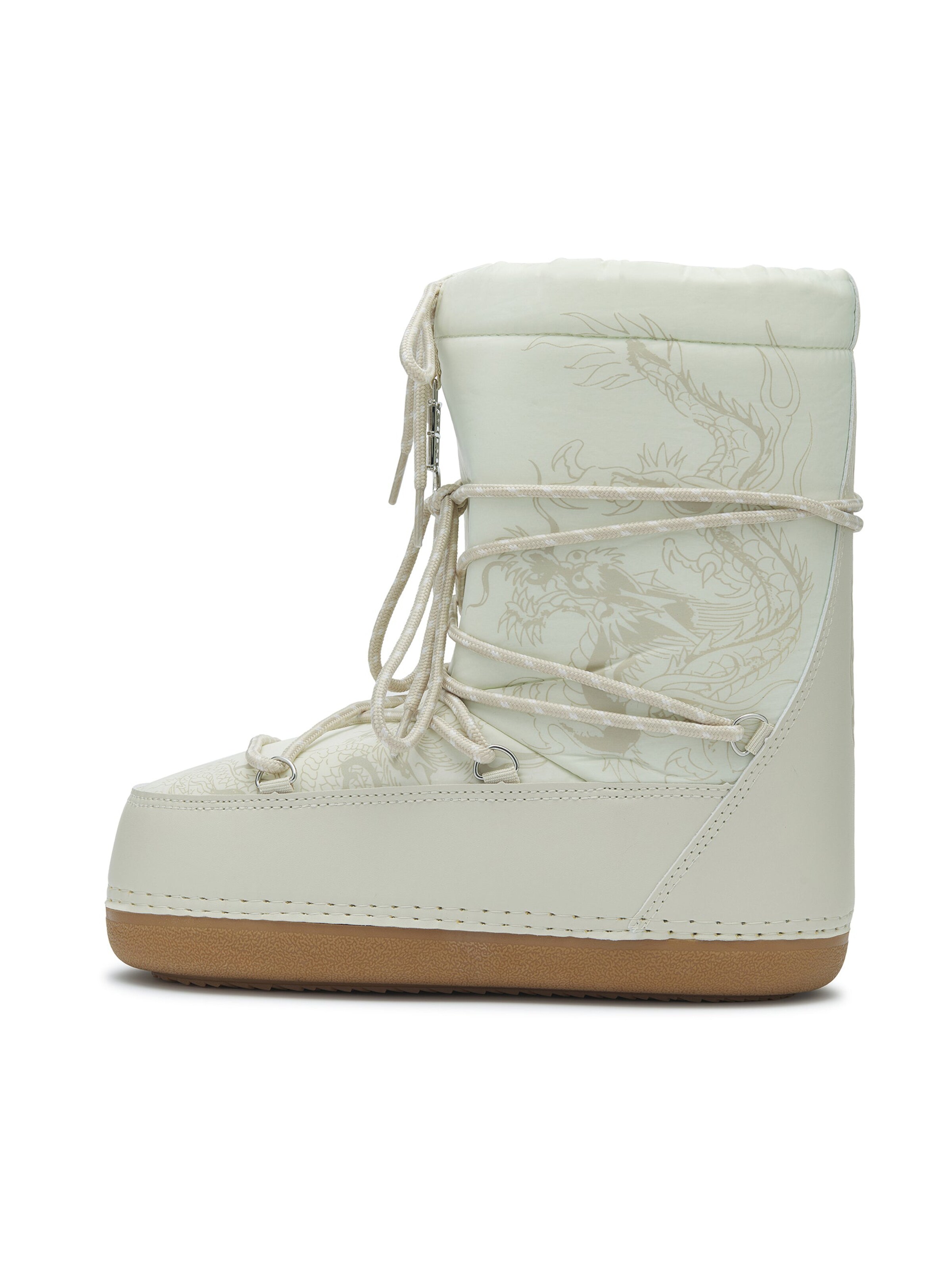 Ed Hardy Boot i beige: framsida
