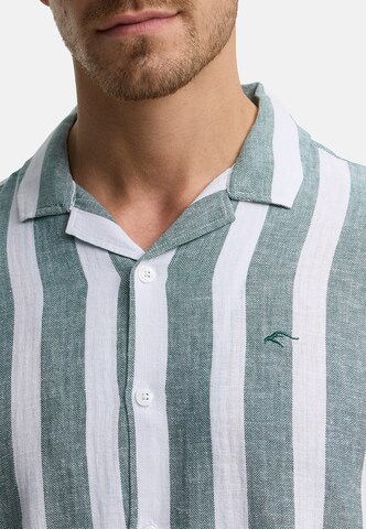 INDICODE JEANS Regular fit Overhemd 'Bravida' in Groen