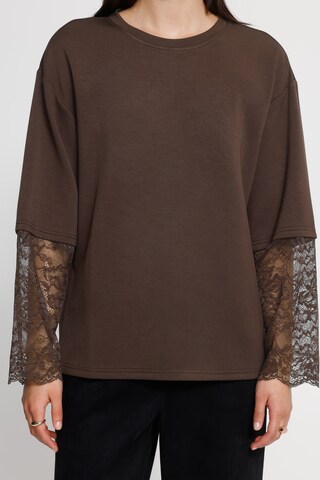 ICHI Shirt 'KAIWA' in Brown