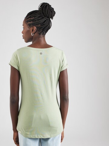 Tricou 'FLLORAH' de la Ragwear pe verde