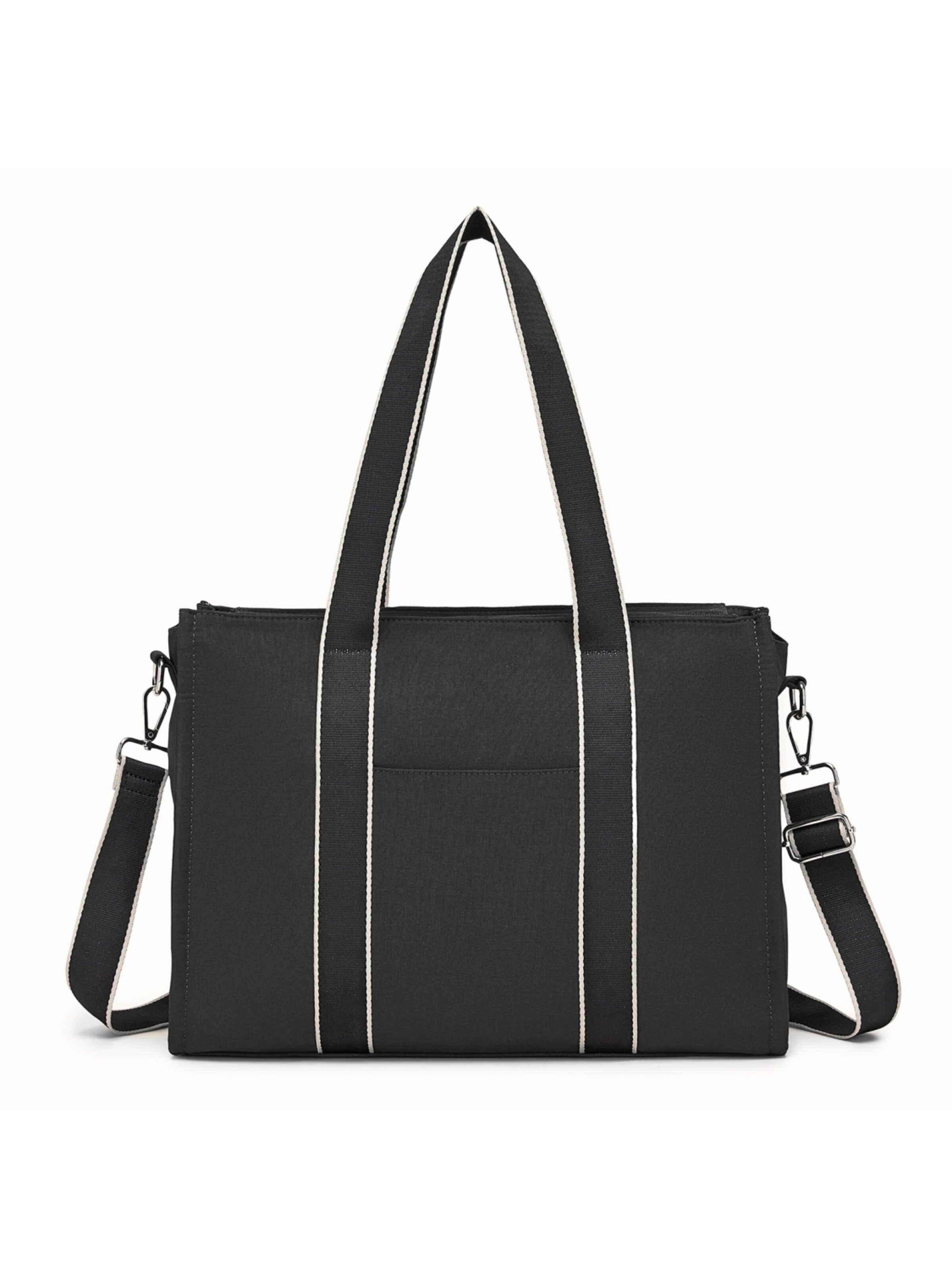 Miss Lulu Shoulder Bag in Black: front