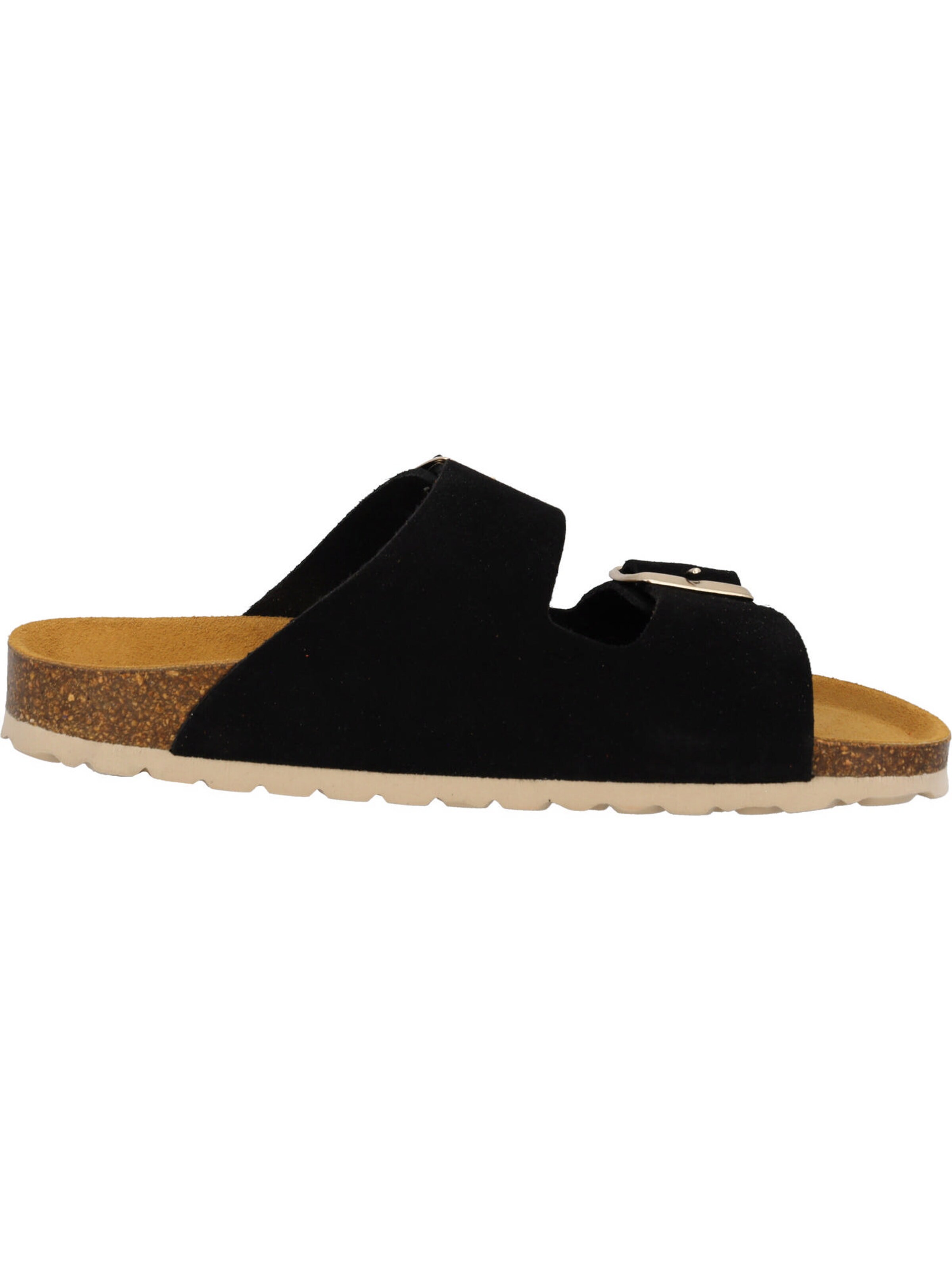 Palado Pantolette 'Palado Korfu Suede Premium Leather'‌‌‌‌‌‌‌‌‌ in Schwarz