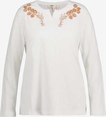 Ulla Popken Shirt in Wit: voorkant