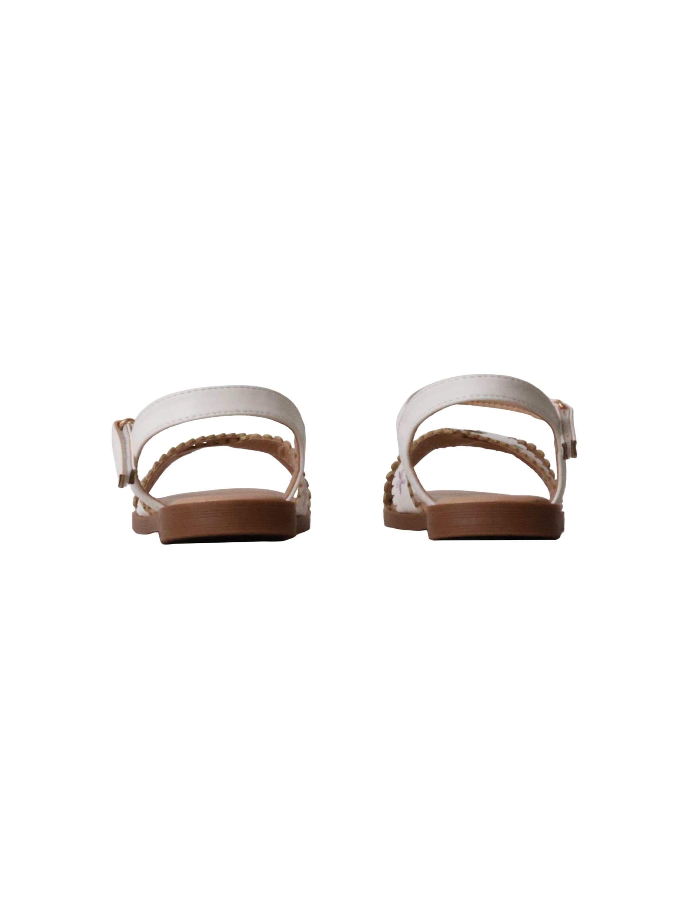 Super Mode Sandale 'Kindersandalen mit Klettverschluss'‌‌‌‌‌‌‌‌ in Weiß