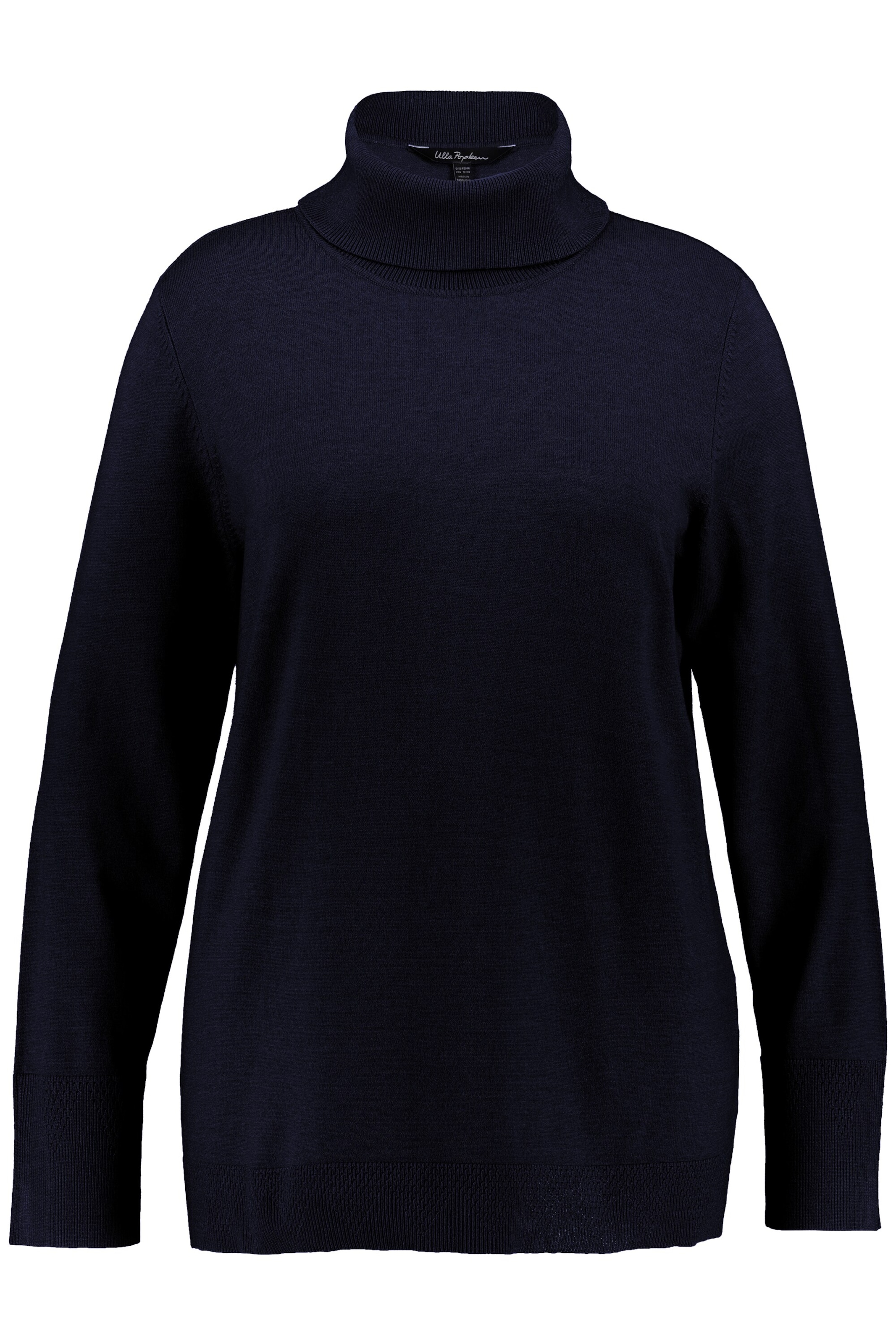 Ulla Popken Trui in Blauw: voorkant