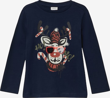 s.Oliver Shirt in Blau: Vorderseite