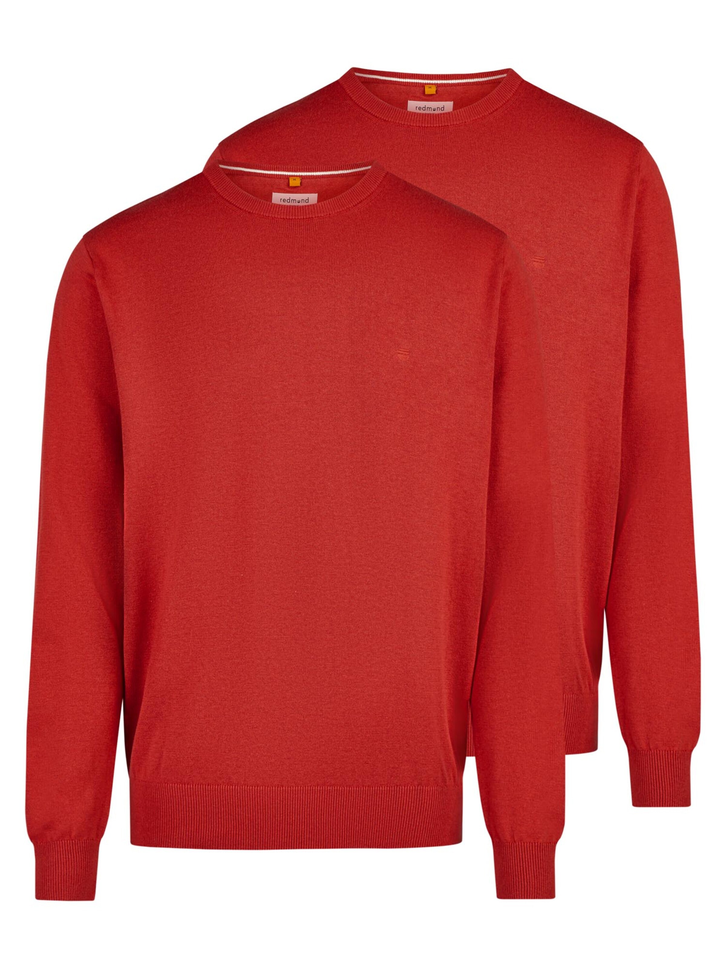 redmond Sweater 'Basic' in Red: front