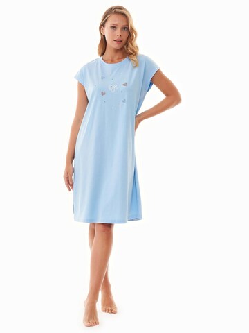Organication Nachthemd in Blau