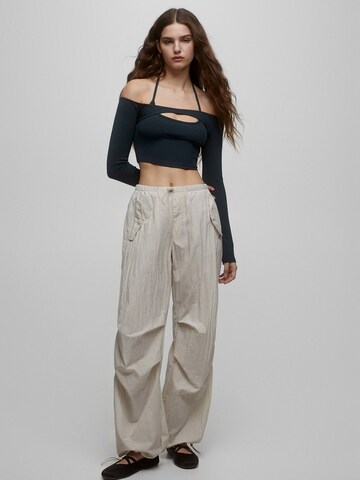 Pull&Bear Shirt in Grey