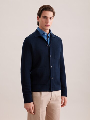 SEIDENSTICKER Strickjacke in Blau