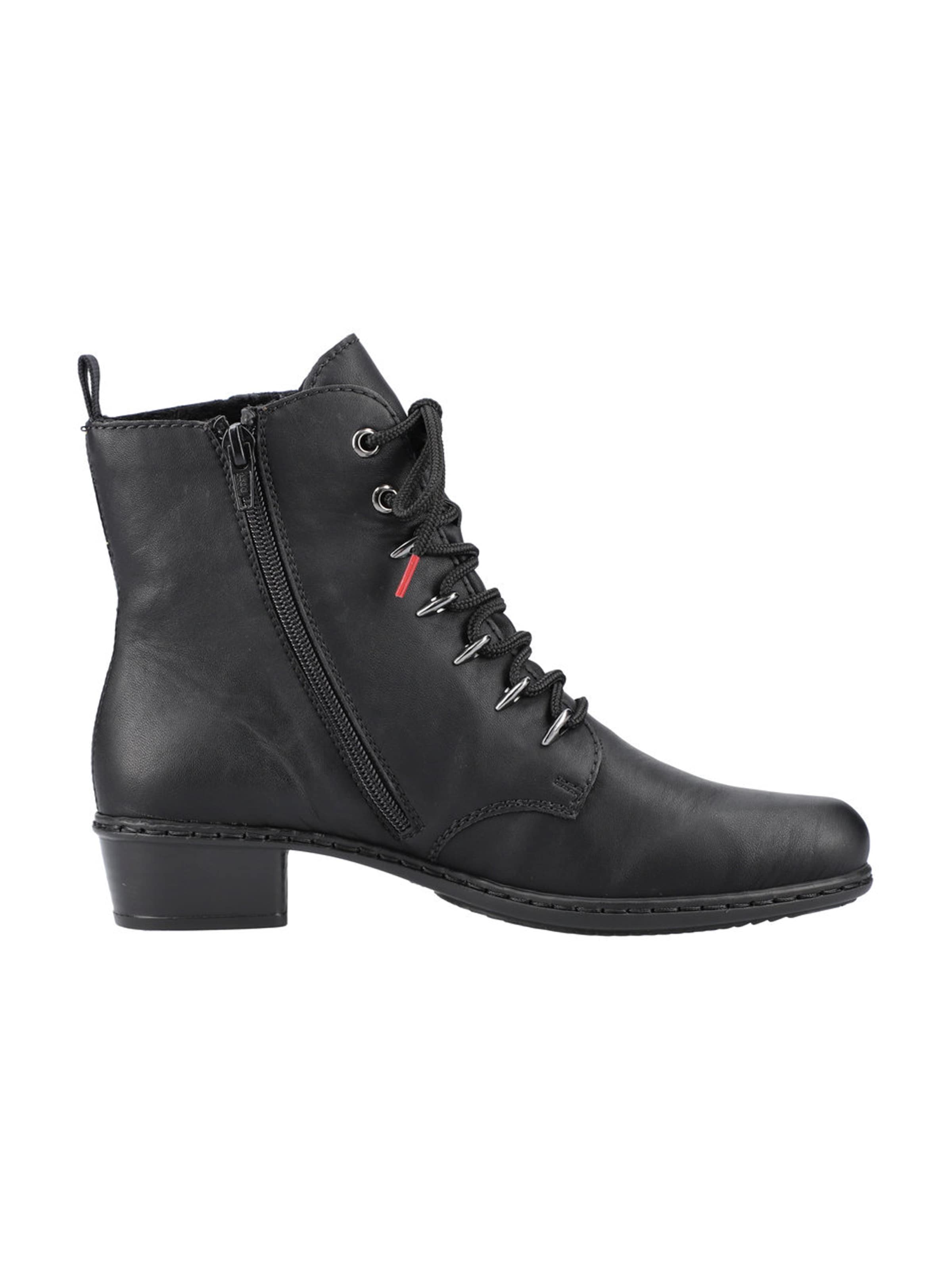 Rieker - Botines con cordones en negro