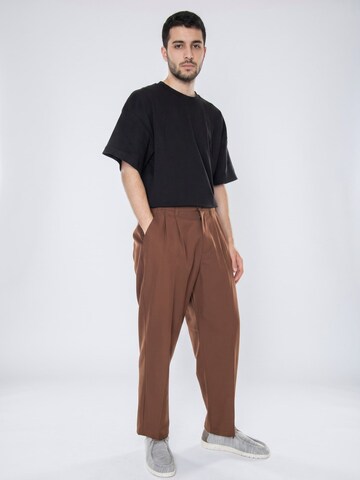 Obey Baggy Broek 'M' Fubar Sepia' in Bruin: voorkant