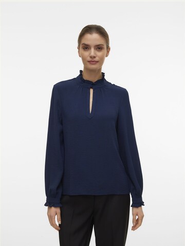 VERO MODA Bluse 'ALVA ' i blå: forside