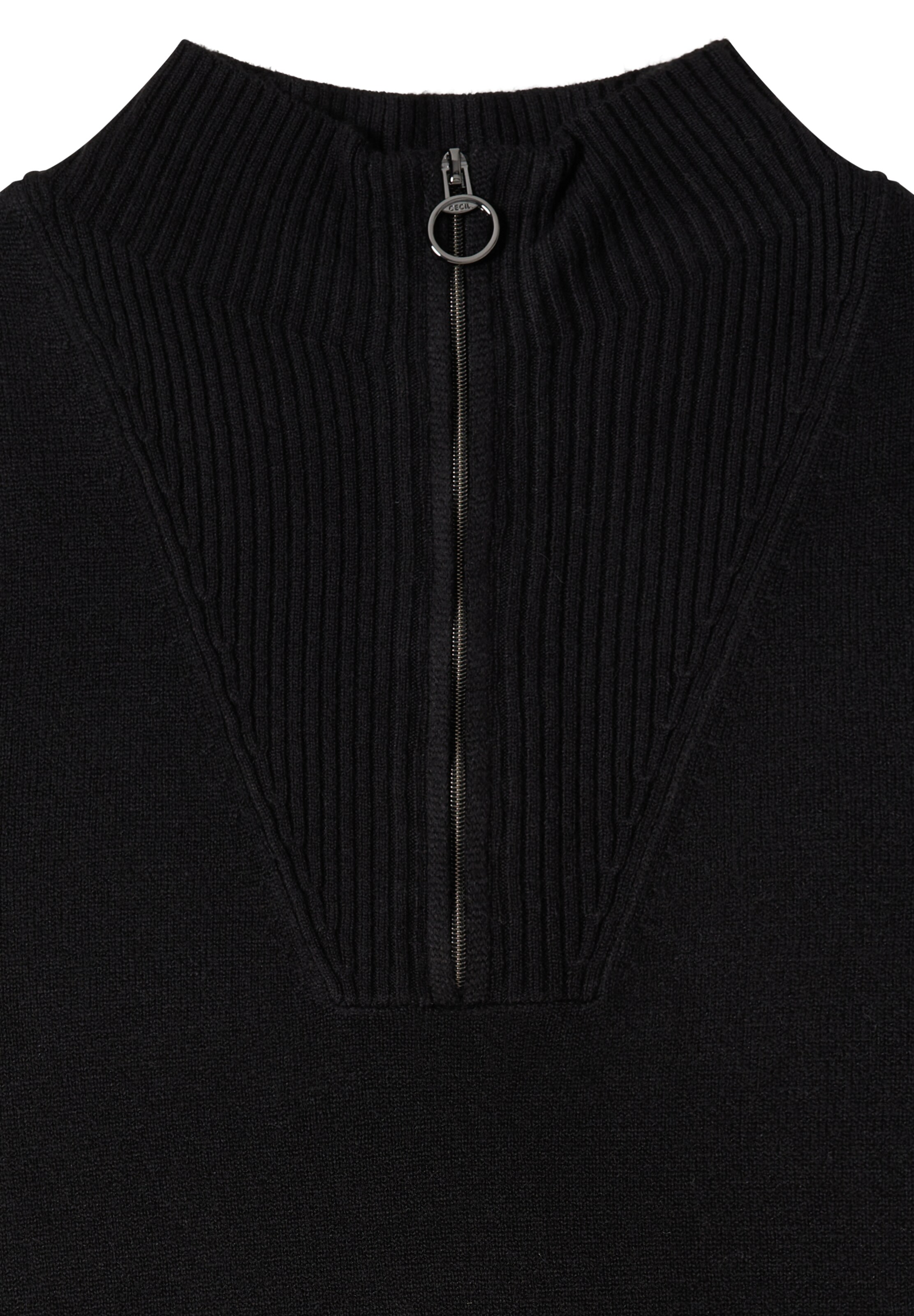 CECIL Knitted dress in Black