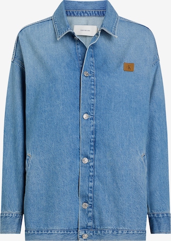 Veste mi-saison Calvin Klein Jeans en bleu : devant