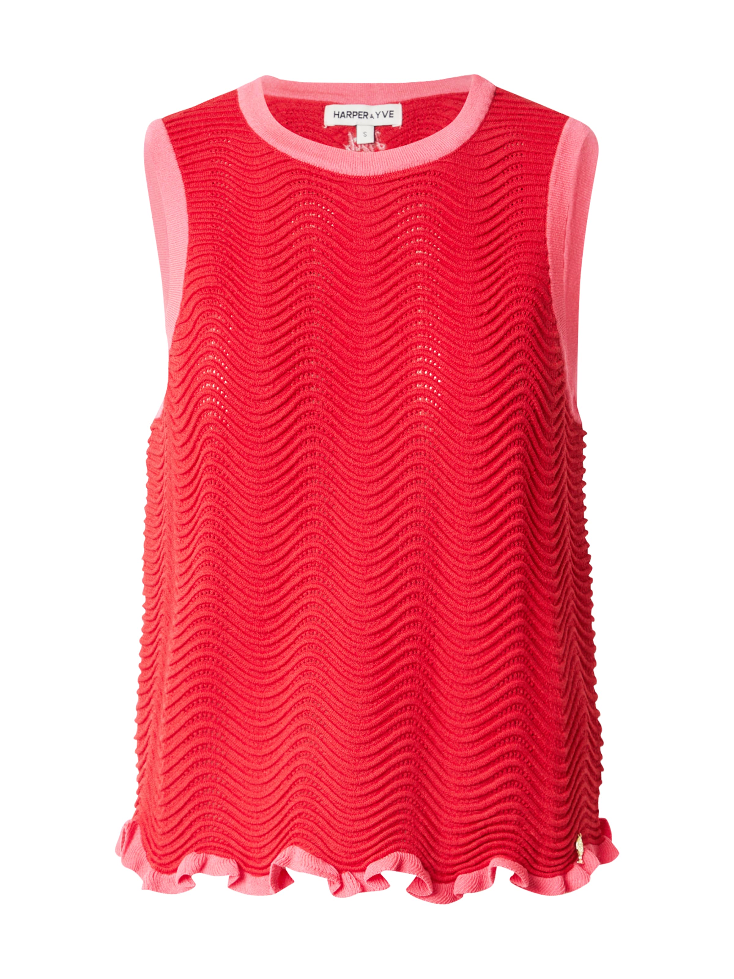 Harper & Yve Top 'Donna' - Červená: predná strana
