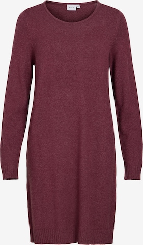 Robes en maille VILA en violet : devant