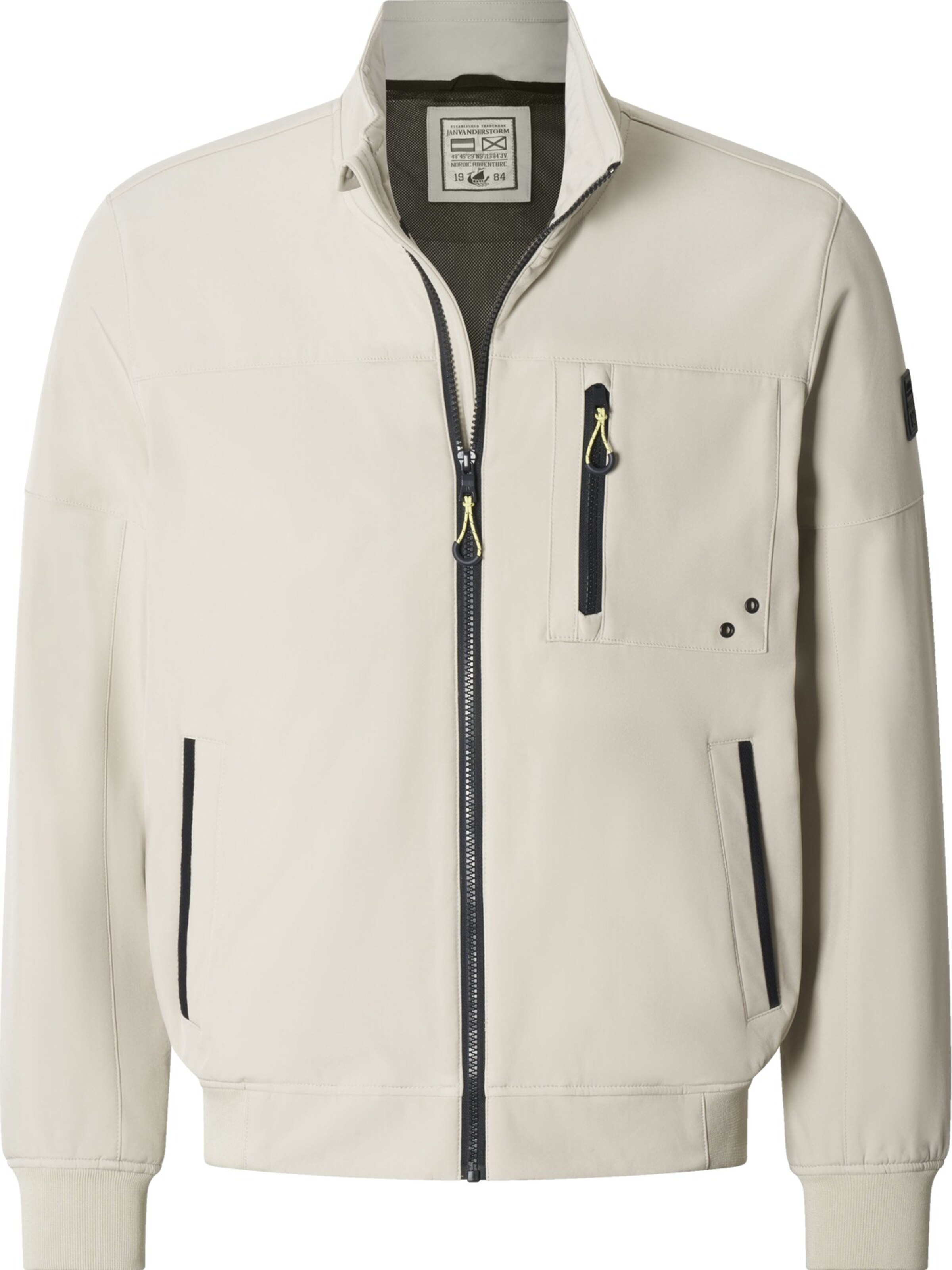 Jan Vanderstorm Between-Season Jacket 'Reik' in White