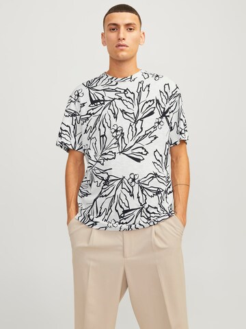 JACK & JONES T-shirt 'Lafayette' i vit: framsida