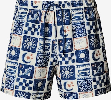 Abercrombie & FitchKupaće hlače - plava boja: prednji dio
