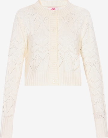 MYMO - Casaco de malha 'Young Fashion' em branco: frente