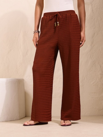 Friends Like These Wide leg Trousers in Red