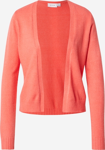 VILA Gebreid vest 'VIRil' in Oranje: voorkant