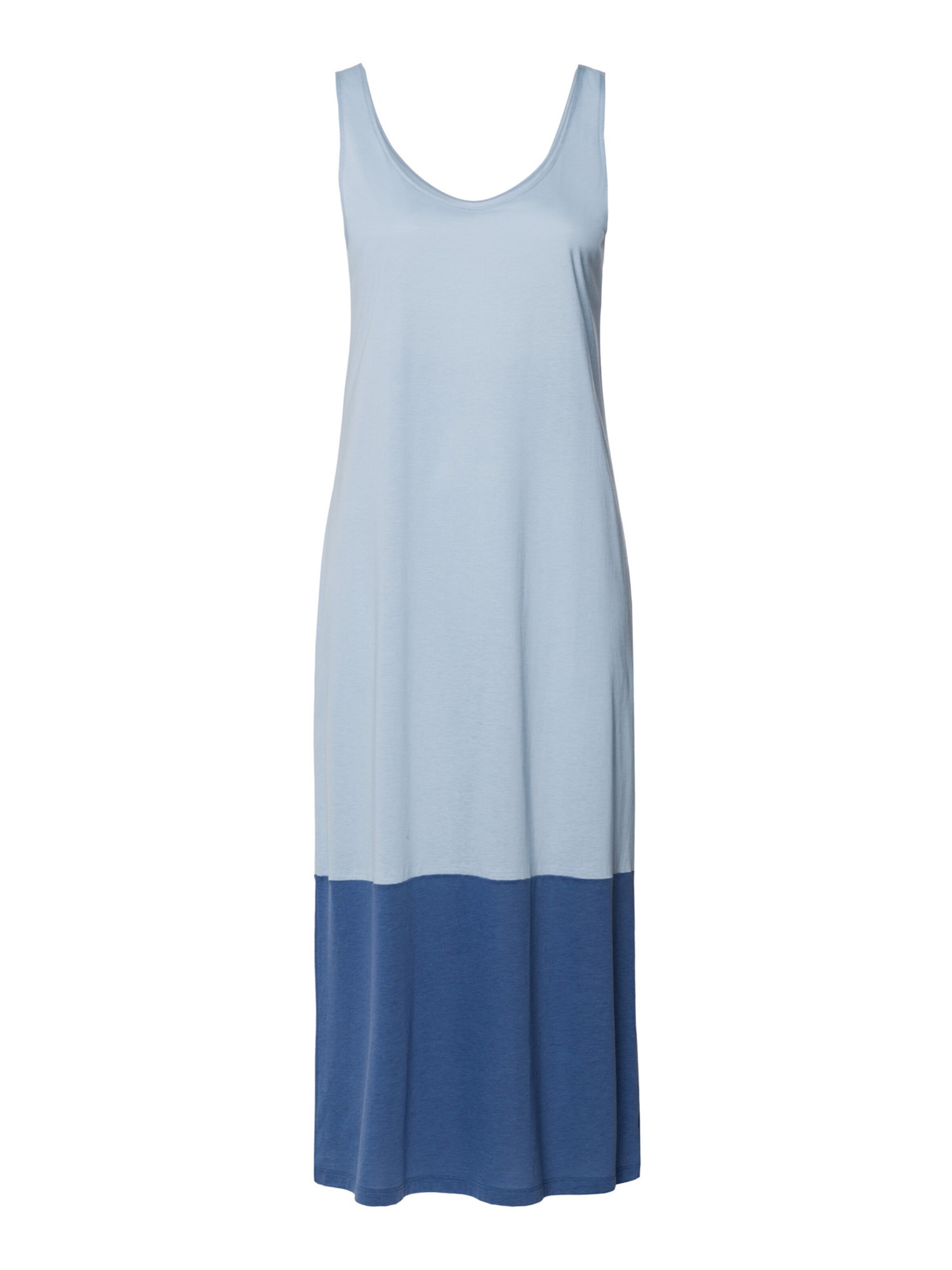 Hanro Nachthemd 'Laura' in Blauw: voorkant