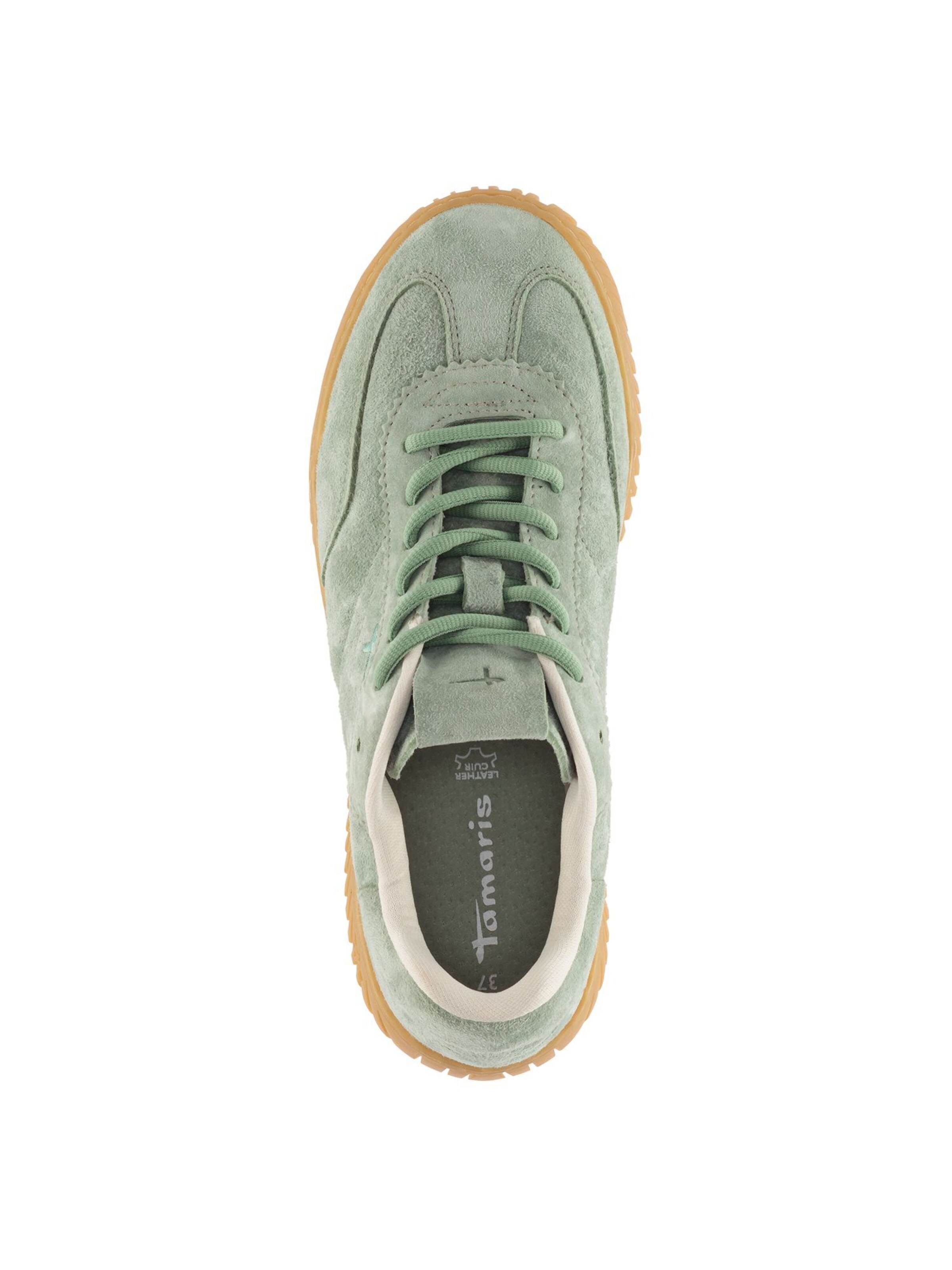 Baskets basses Tamaris en vert