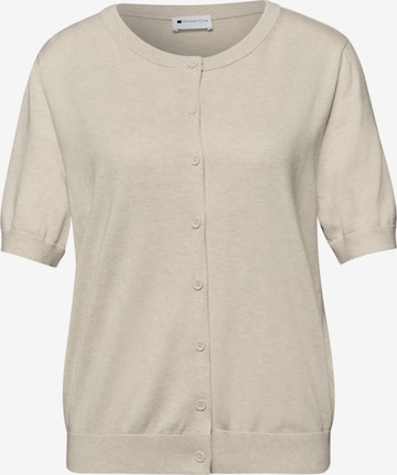 STREET ONE Strickjacke in Beige: Vorderseite