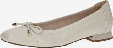 CAPRICE Ballet Flats in Beige: front