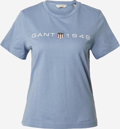 GANT T-shirt en marine / bleu-gris / rouge carmin / blanc, Vue avec produit