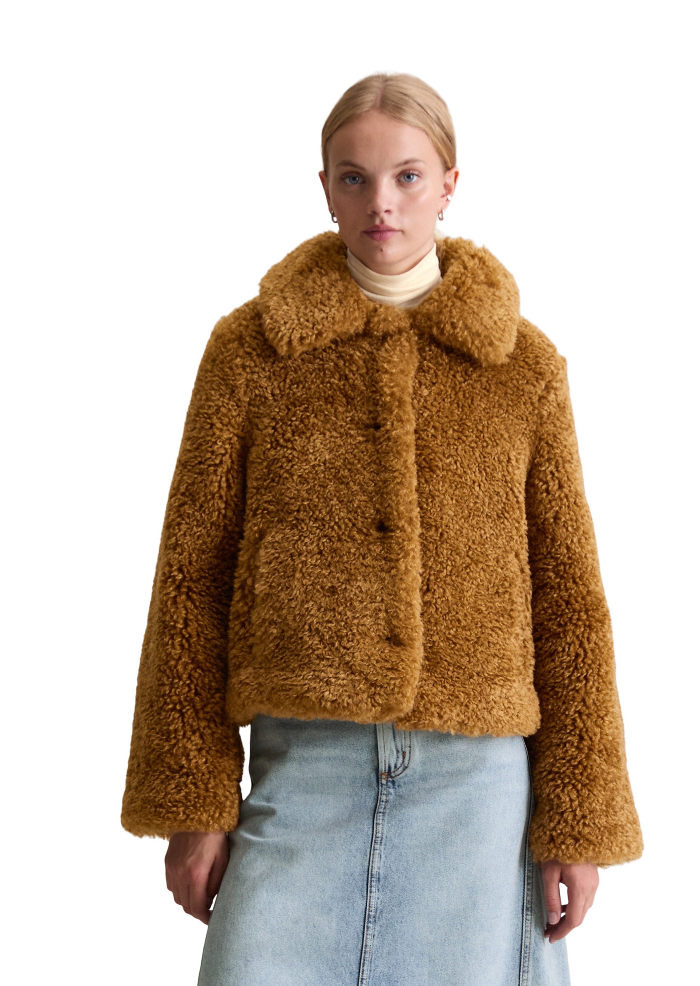 Marc O'Polo DENIM Between-season jacket in Brown: front