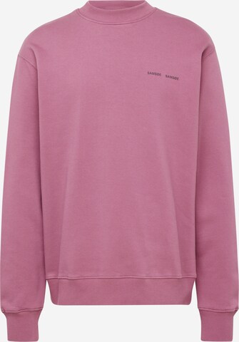 Samsøe Samsøe Sweatshirt 'Norsbro' i pink: forside